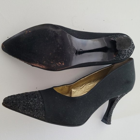 Vintage sparkle toe and heels Christian Dior heels - Picture 3 of 4